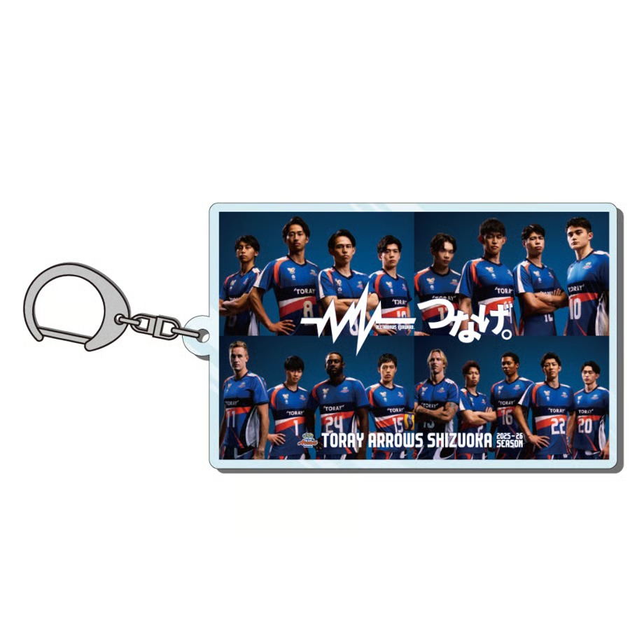 2025-26 静岡（MEN)　キービジュアルキーホルダー（ALL PLAYER）