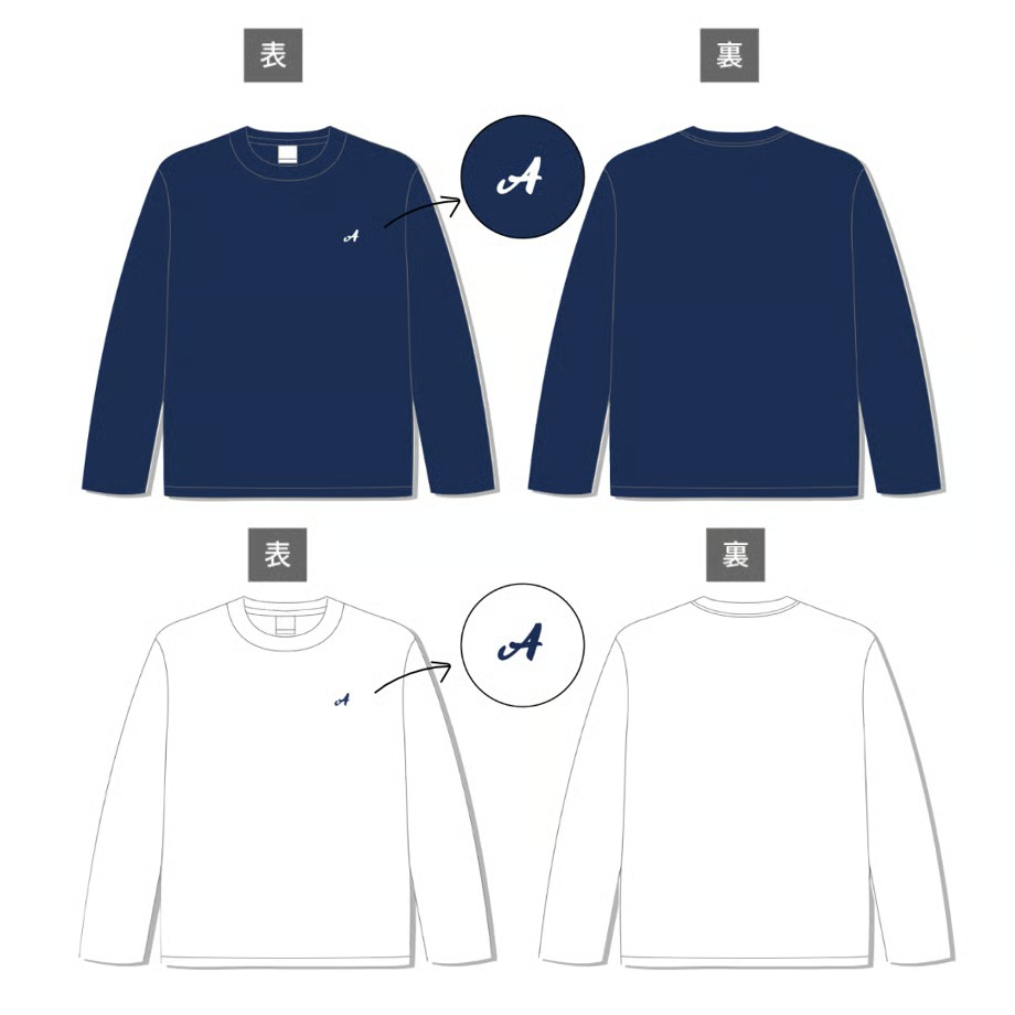 2025-26 静岡（MEN) ロングスリーブTシャツ（Aロゴ）